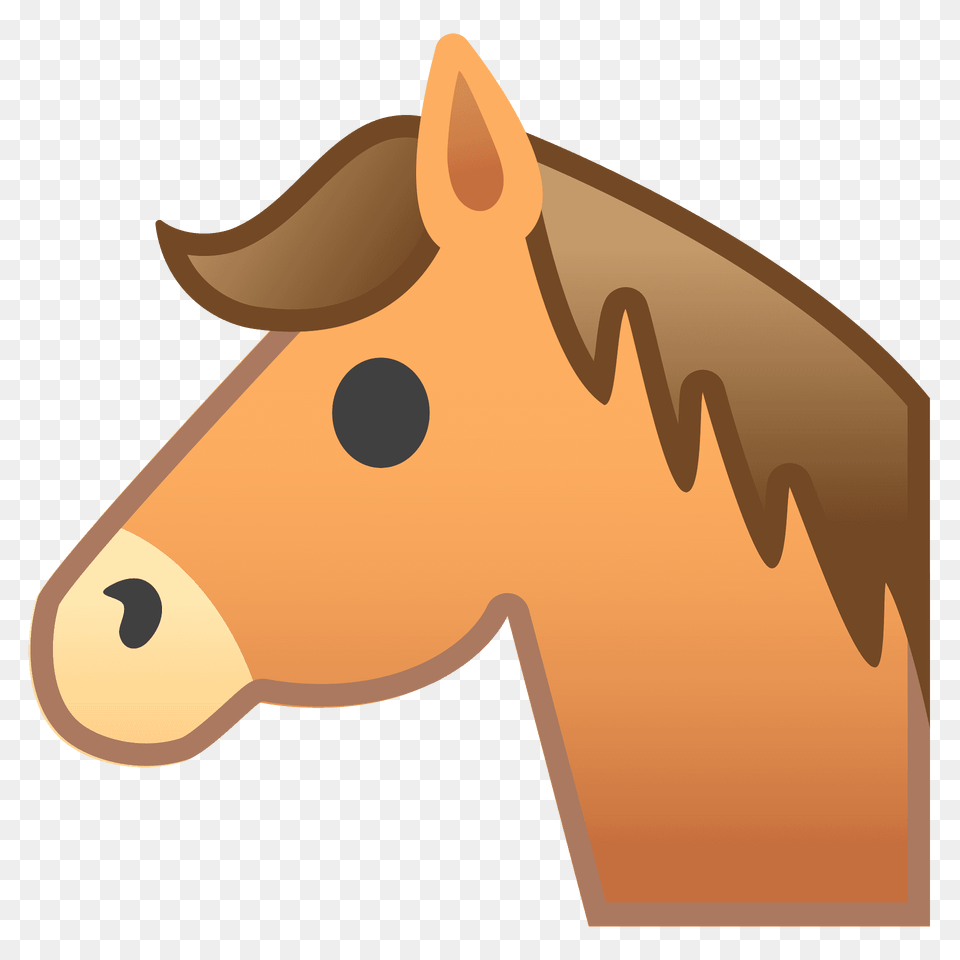 Horse Face Emoji Clipart, Animal, Colt Horse, Mammal Free Png Download