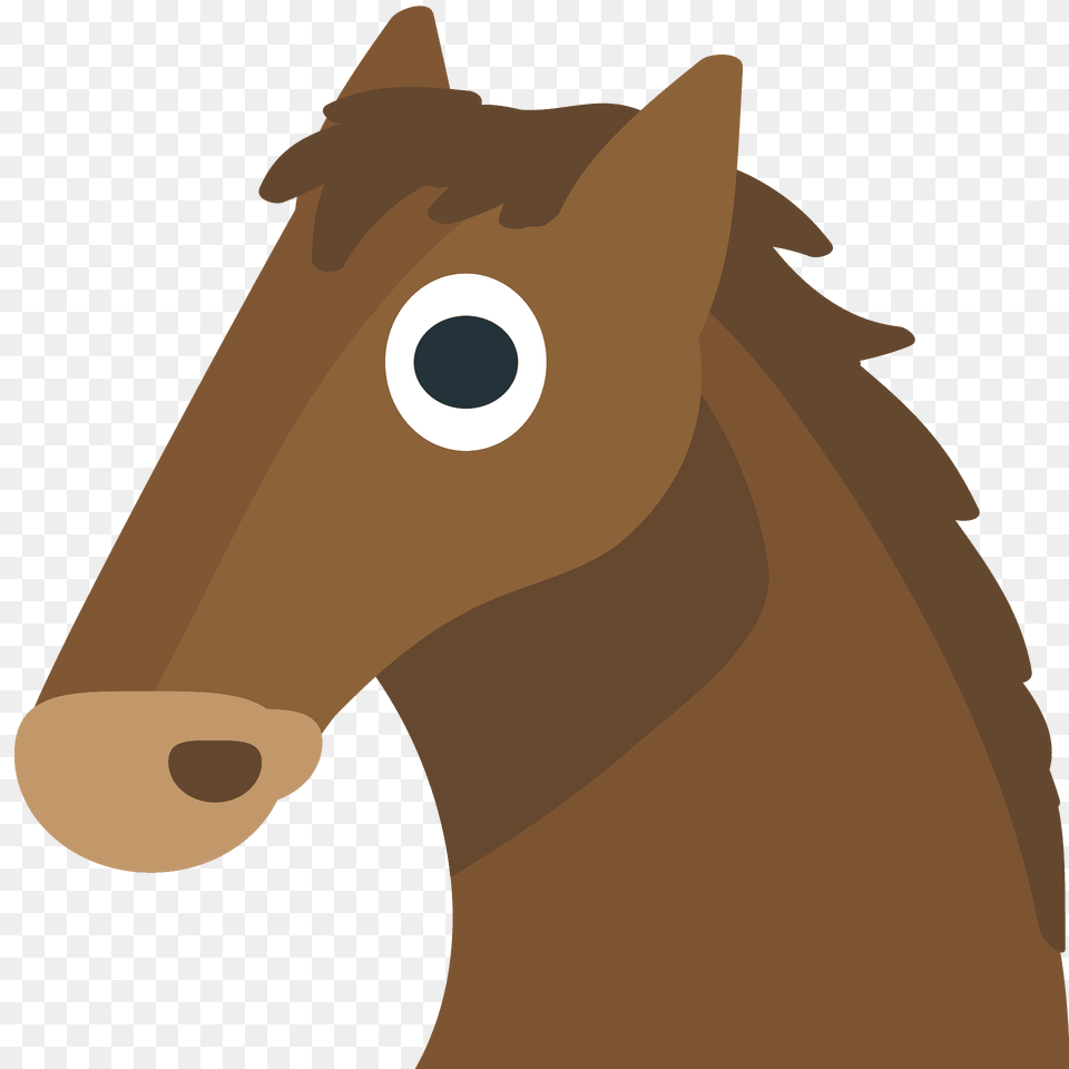 Horse Face Emoji Clipart, Animal, Colt Horse, Mammal, Fish Free Png