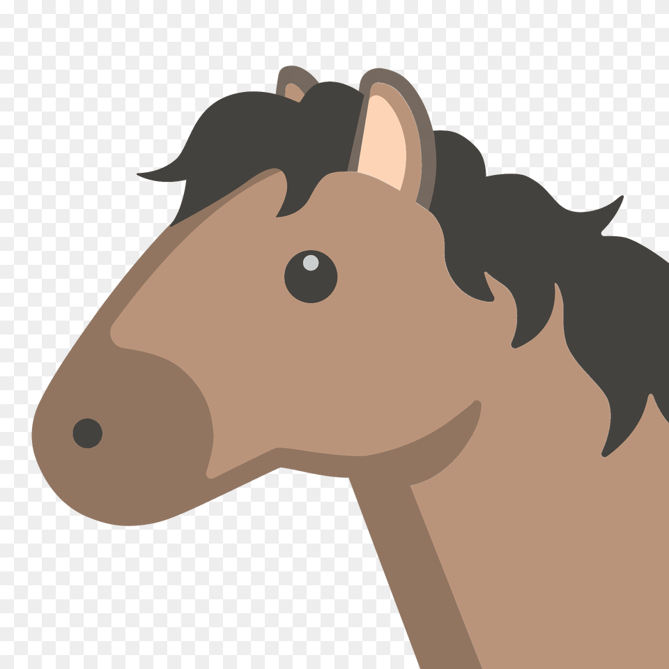 Horse Face Emoji Clipart, Animal, Colt Horse, Mammal, Fish Free Png Download