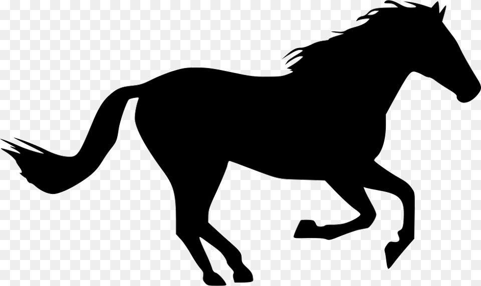 Horse Gallop Silhouette Clip Art Horse Silhouettes, Stencil, Animal, Mammal Free Transparent Png