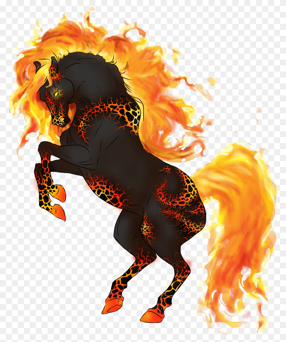 Horse Ghoray Shah Fire Horse With Demon Wings, Flame, Art, Graphics, Adult Free Transparent Png