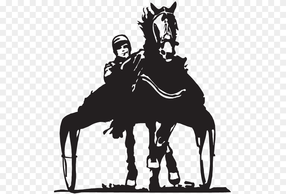 Horse Harness Racing, Stencil, Silhouette, Face, Head Free Png