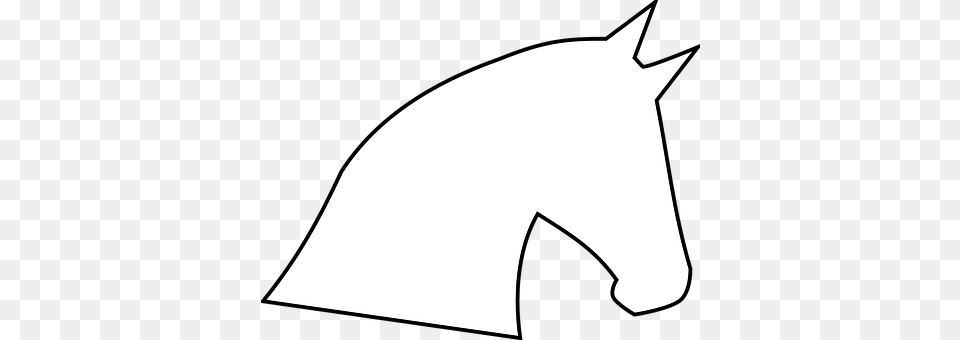 Horse Head Silhouette, Stencil, Animal, Mammal Free Transparent Png