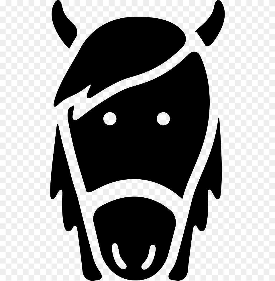Horse Head Horse Head Icon, Stencil, Animal, Kangaroo, Mammal Free Png Download