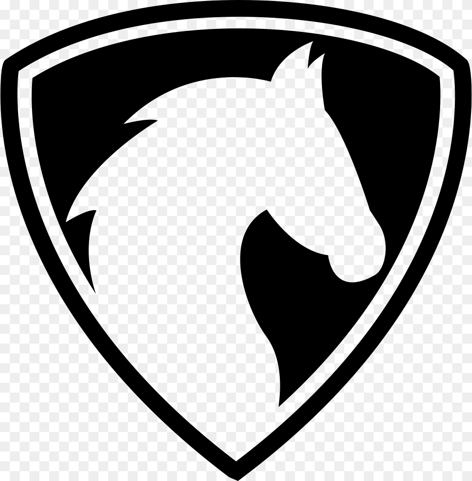 Horse Head In A Shield Horse Shield Logo, Armor Png