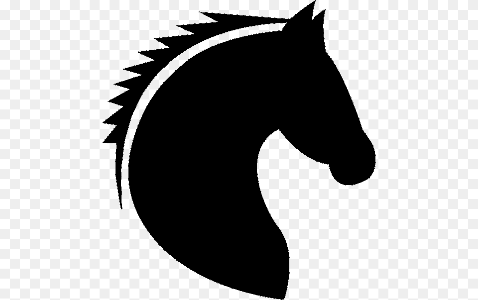 Horse Head Mask Silhouette Silueta De Cabeza De Caballo, Animal, Colt Horse, Mammal Png