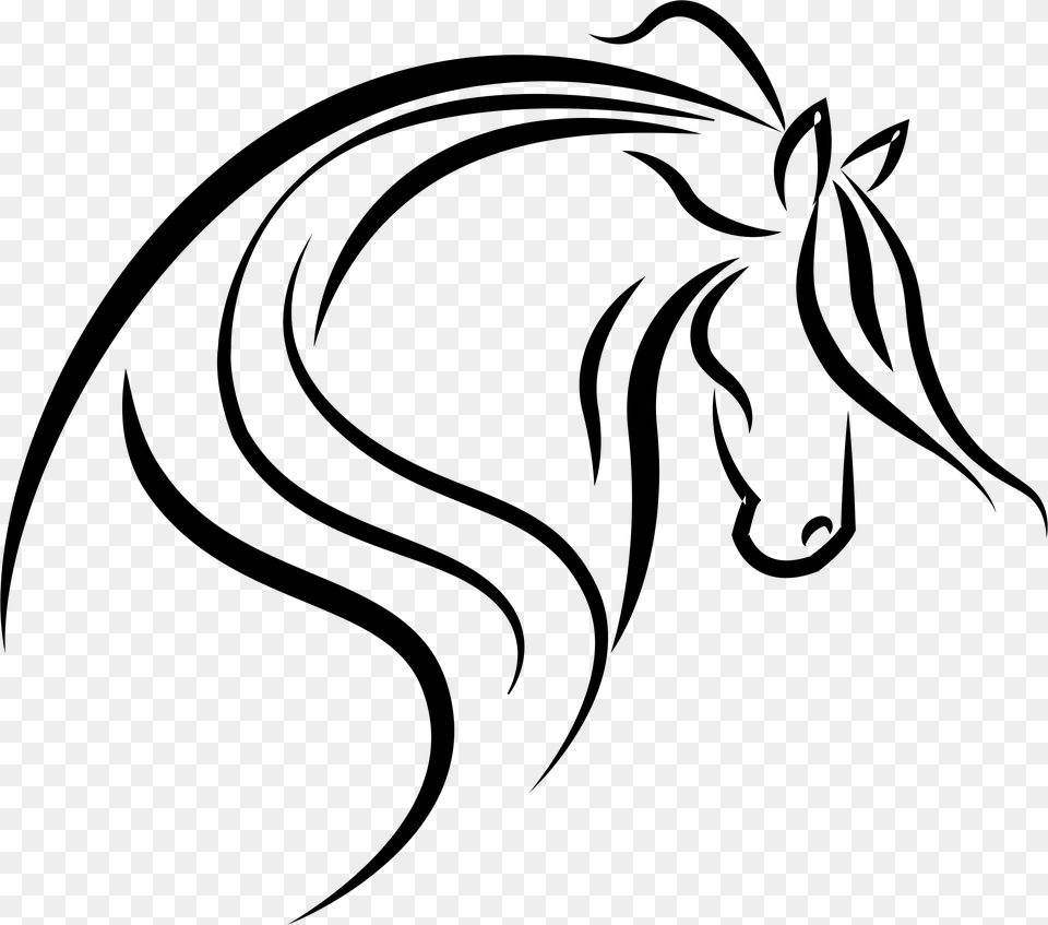 Horse Head Outline Clipart Horse Head Outline Clipart, Art, Graphics, Animal, Fish Free Png