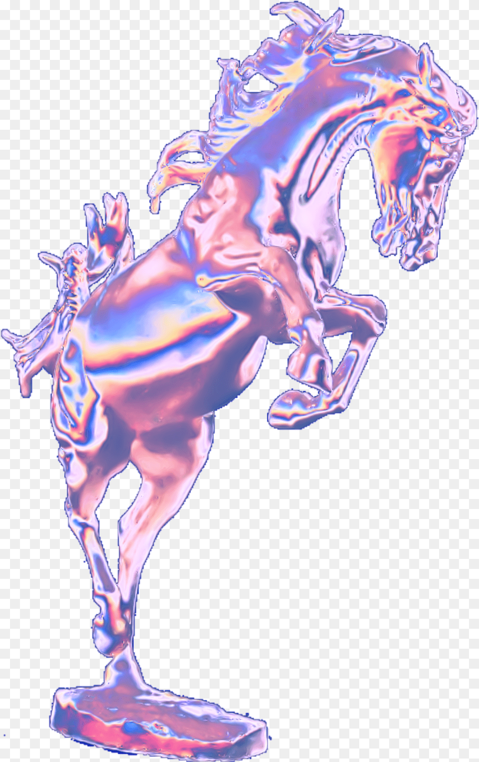 Horse Holographic Hologram Unicorn Holodaze Holo Hologr Illustration, Person, Accessories, Ornament Free Png Download