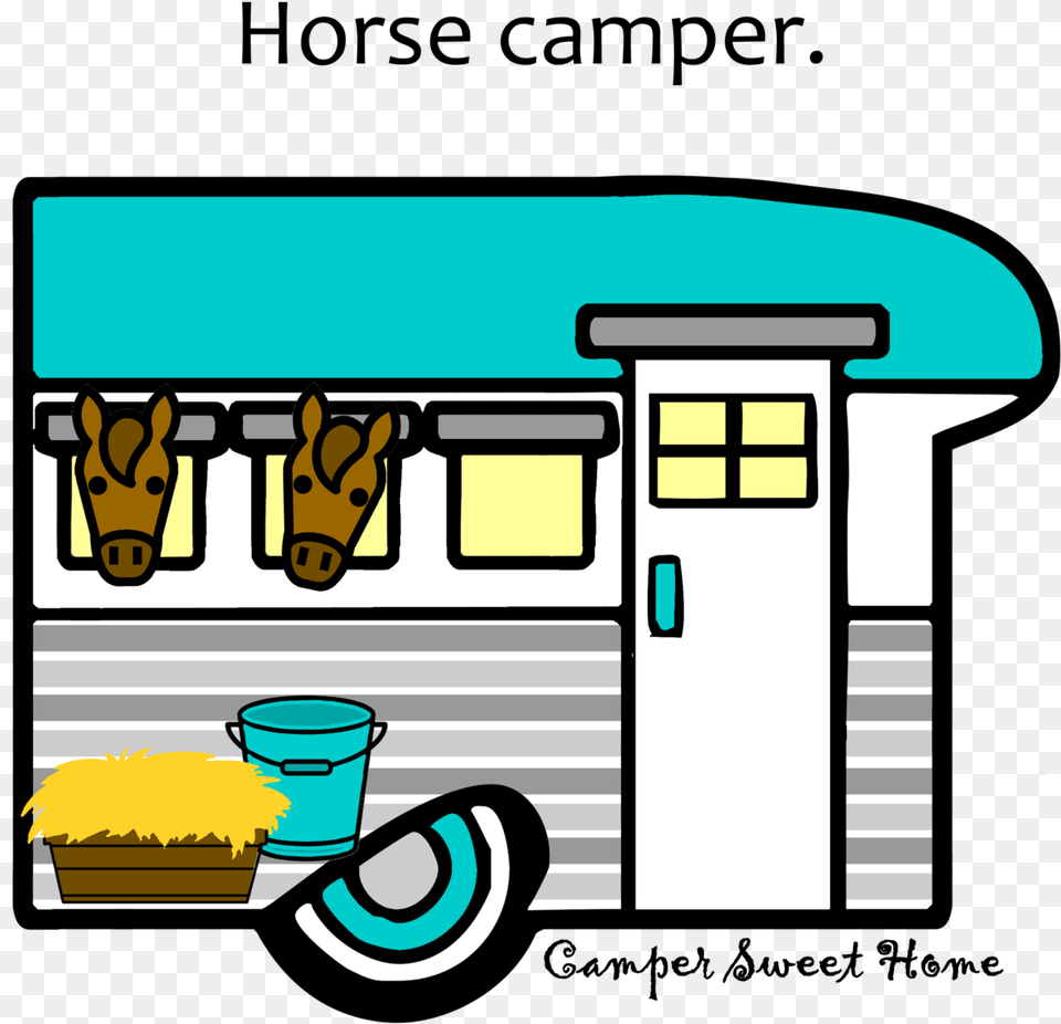 Horse Horse Camper Clip Art, Indoors, Restaurant, Animal, Cattle Png