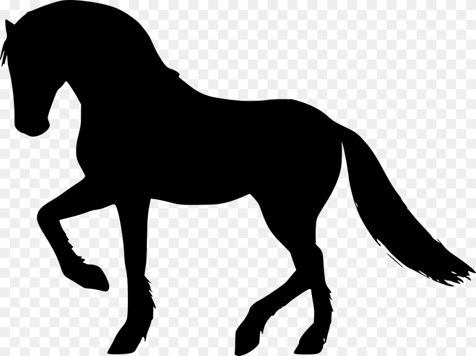 Horse Icon, Gray Png