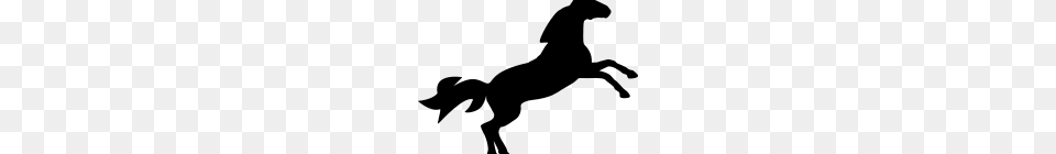 Horse Jumping Clipart Clipart Of Horse Jumping Search, Gray Png