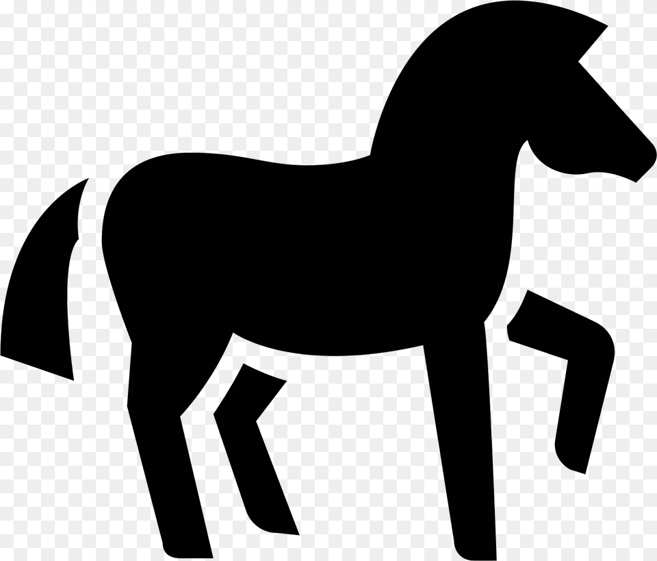 Horse Legs Up Horse Icon Svg, Gray Png