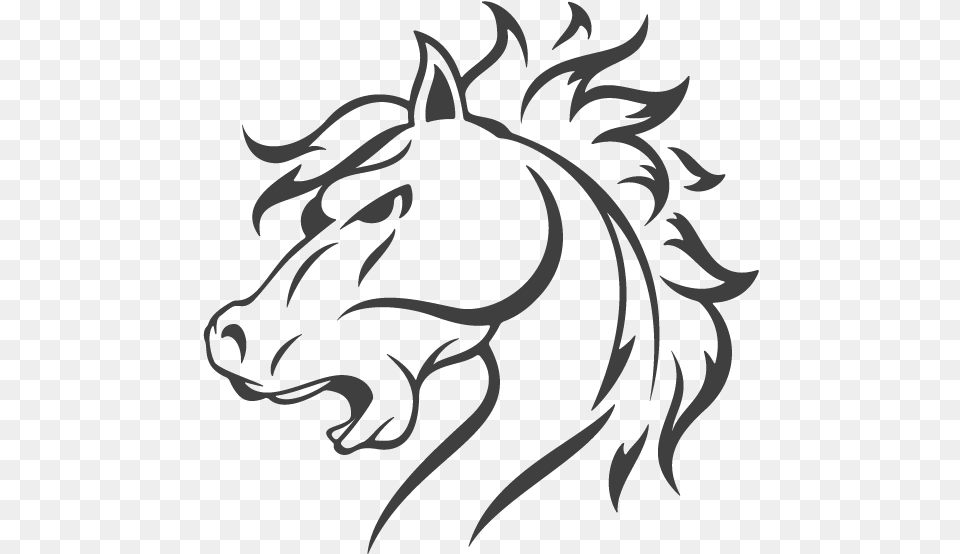 Horse Logo Illustration Horse Logo, Baby, Person, Stencil Free Png Download