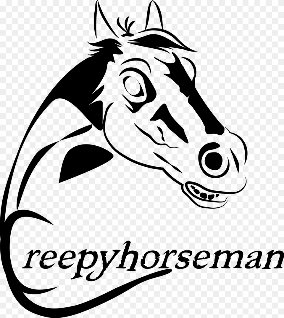 Horse Mask, Gray Png Image