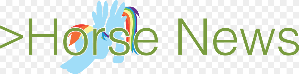Horse News, Logo, Green Free Transparent Png