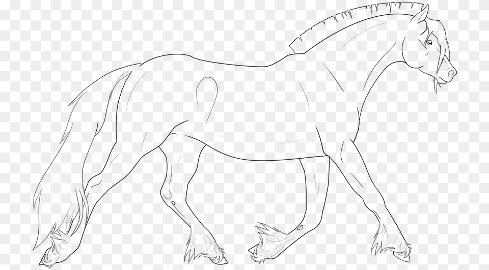 Horse Official By Rising Line Art Free Png