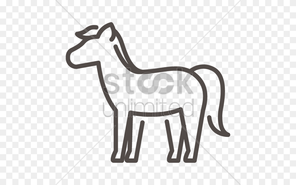 Horse Outline Vector Image, Bow, Weapon Free Png