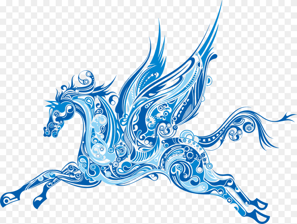 Horse Pegasus Silhouette Winged Unicorn, Dragon, Baby, Person Free Png