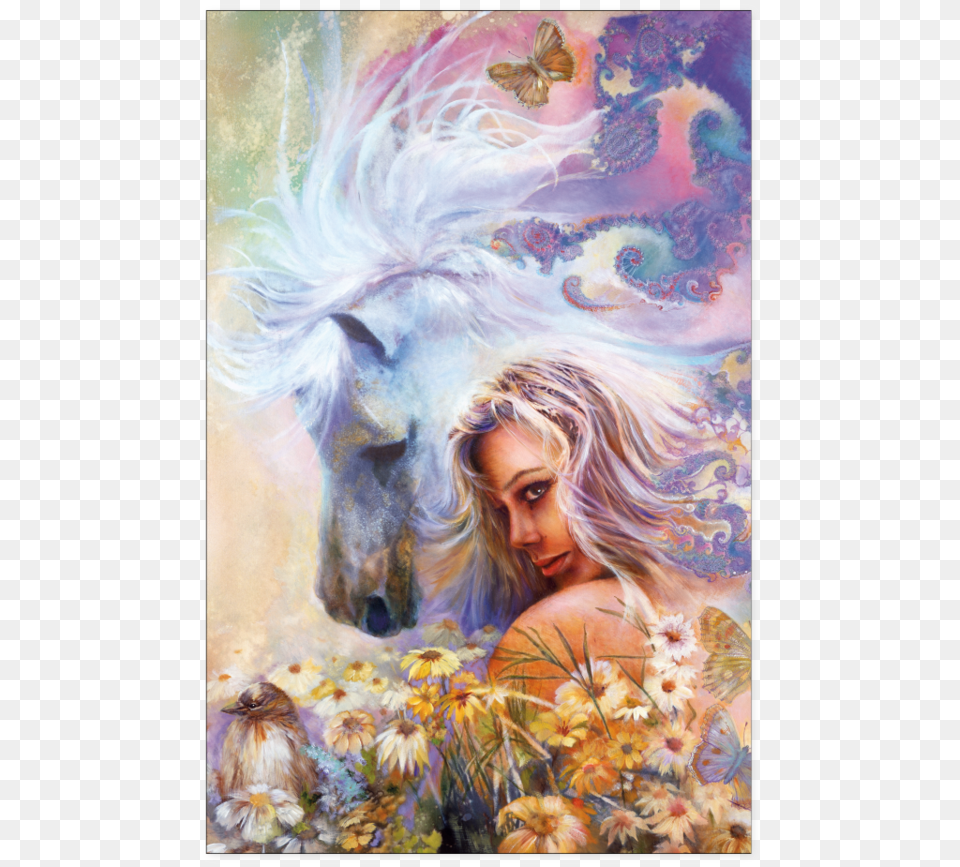 Horse Poster Denton Lund Painting, Art, Adult, Person, Woman Free Png