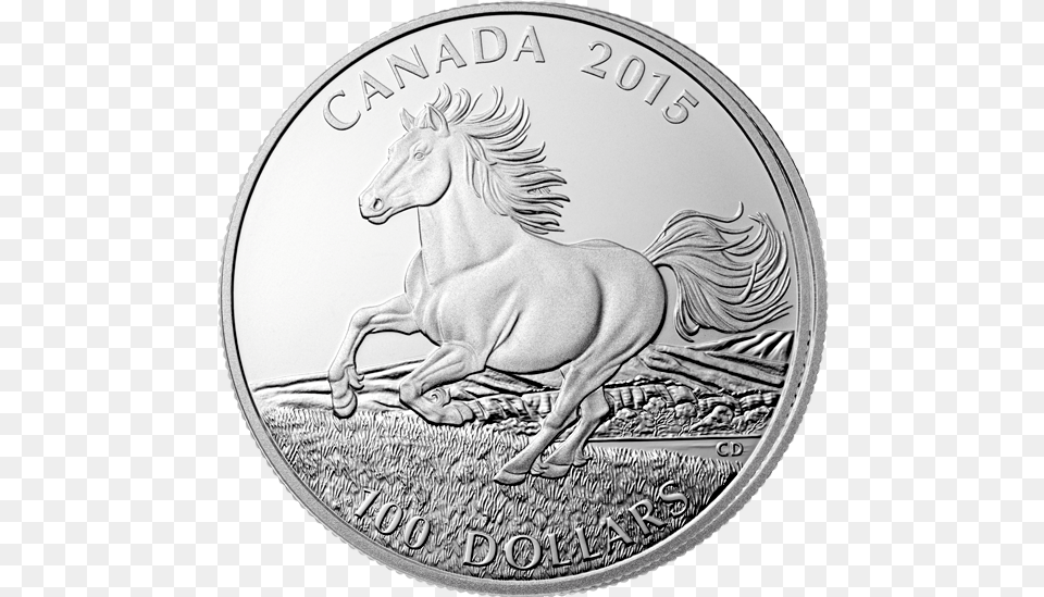 Horse Quarters Coins Canadian, Silver, Animal, Mammal, Coin Free Transparent Png