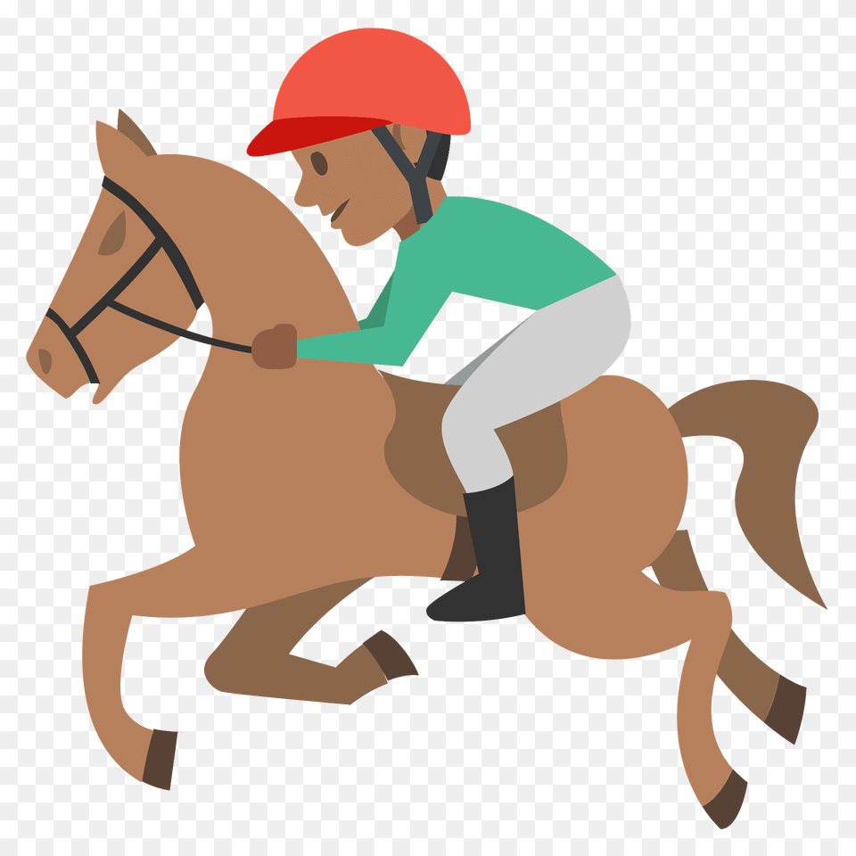 Horse Racing Emoji Clipart, Animal, Team, Sport, Polo Free Png