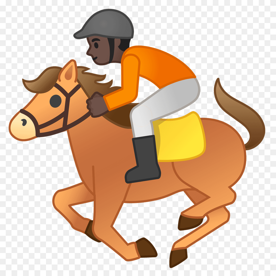 Horse Racing Emoji Clipart, Animal, Person, People, Mammal Free Transparent Png