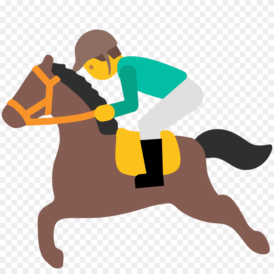 Horse Racing Emoji Clipart, Person, Face, Head, Animal Free Transparent Png