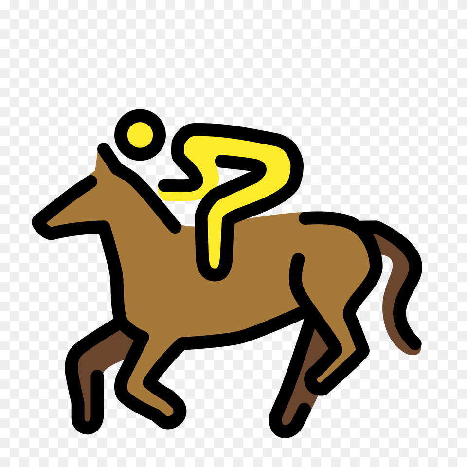 Horse Racing Emoji Clipart, People, Person, Animal, Mammal Png
