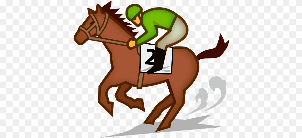 Horse Racing Emoji For Facebook Email U0026 Sms Id 450 Horse Riding Emoji, Animal, Person, Mammal, Equestrian Png Image