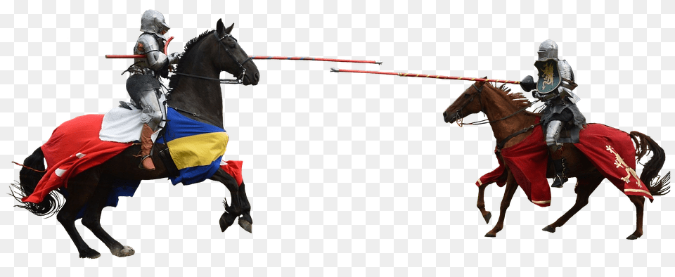 Horse Racing Knight On Horse Jousting, Person, Animal, Mammal, People Free Png Download
