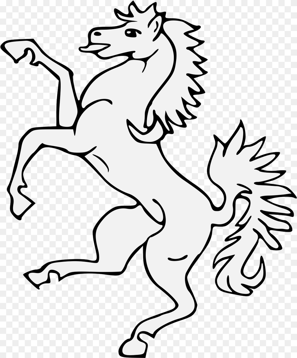 Horse Rampant, Stencil, Baby, Person Free Transparent Png