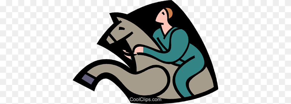 Horse Rider Jumping Horse Royalty Free Vector Clip Art Png Image