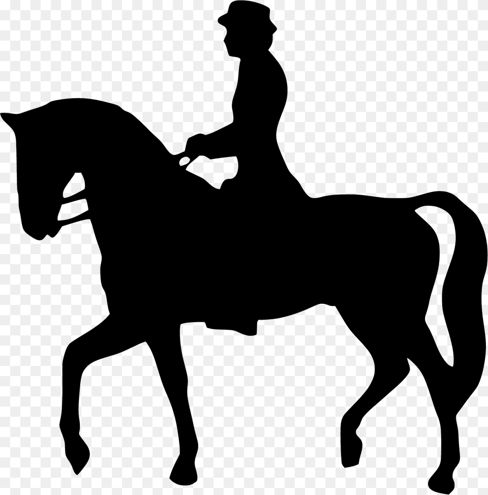 Horse Rider Silhouette, Animal, Equestrian, Mammal, Person Free Png Download