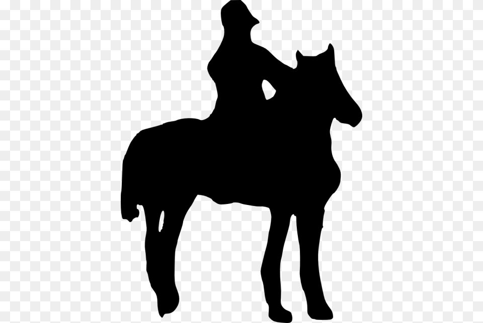 Horse Riding Clipart Western Pleasure, Gray Png