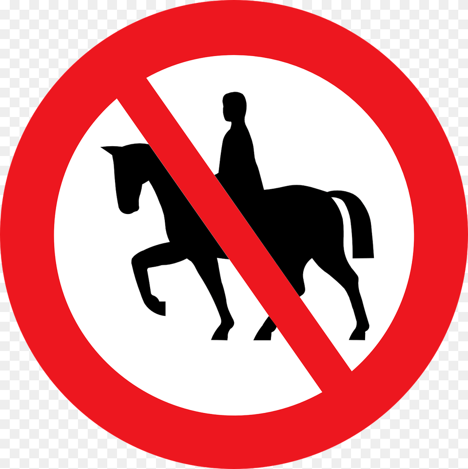 Horse Riding Icon, Symbol, Sign, Road Sign, Person Free Transparent Png
