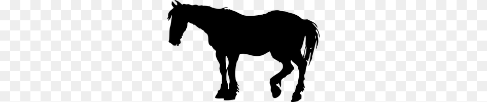 Horse Riding Silhouette Clip Art, Gray Png