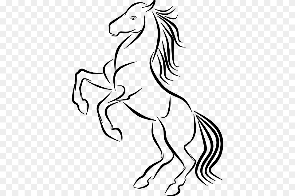 Horse Tattoo, Animal, Colt Horse, Mammal, Person Png