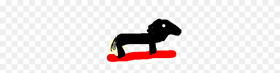 Horse Walks Right Into Pool Filled With Blood Drawing, Dynamite, Weapon, Astronomy, Moon Png Image