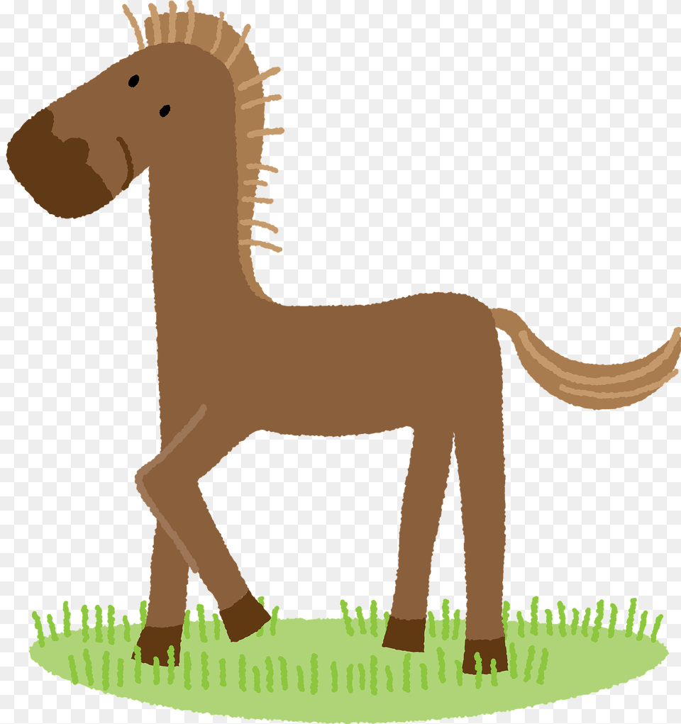 Horse With A Long Neck Clipart, Animal, Bear, Mammal, Wildlife Free Png Download