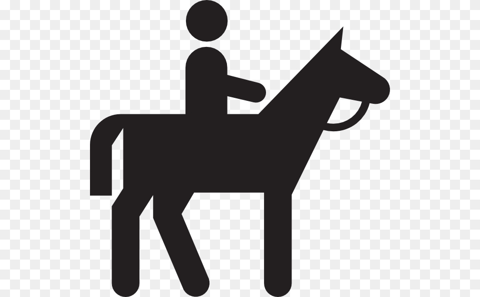 Horseback Riding Clip Art, Silhouette, People, Person, Stencil Png Image