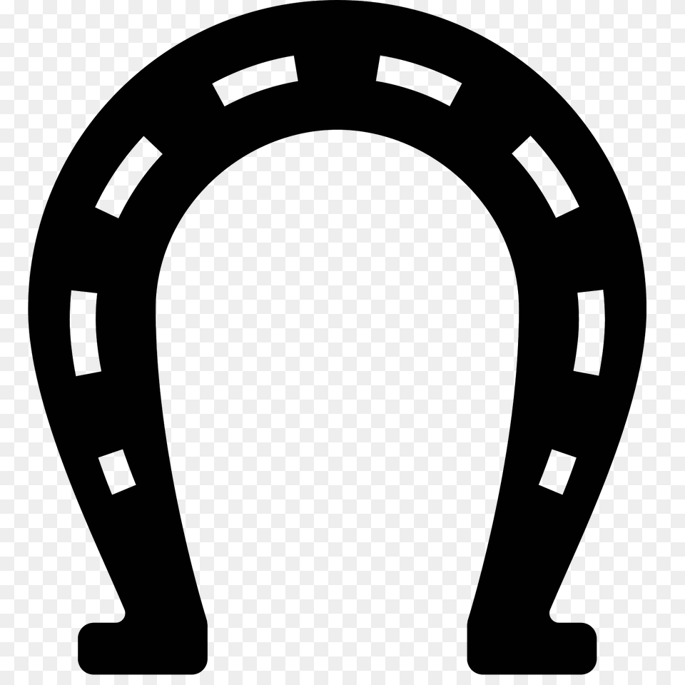 Horseshoe, Gray Png Image