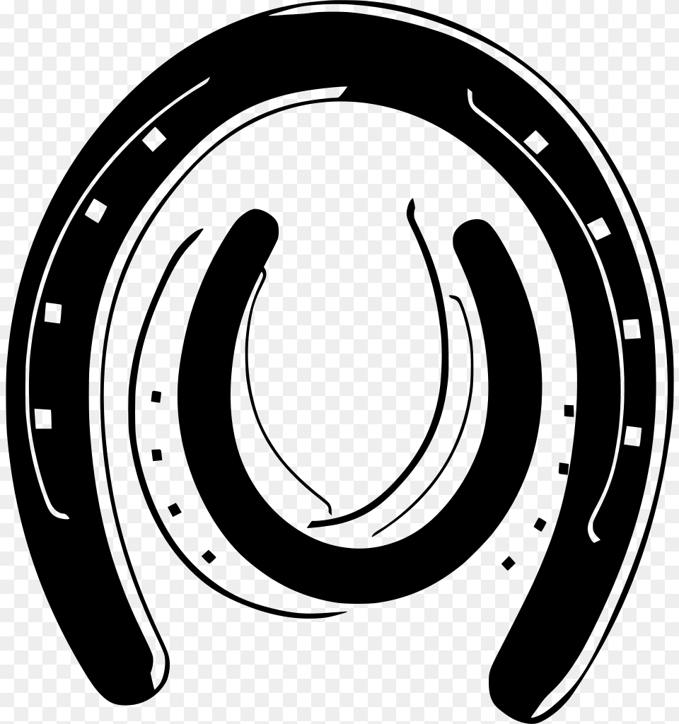 Horseshoe, Gray Png