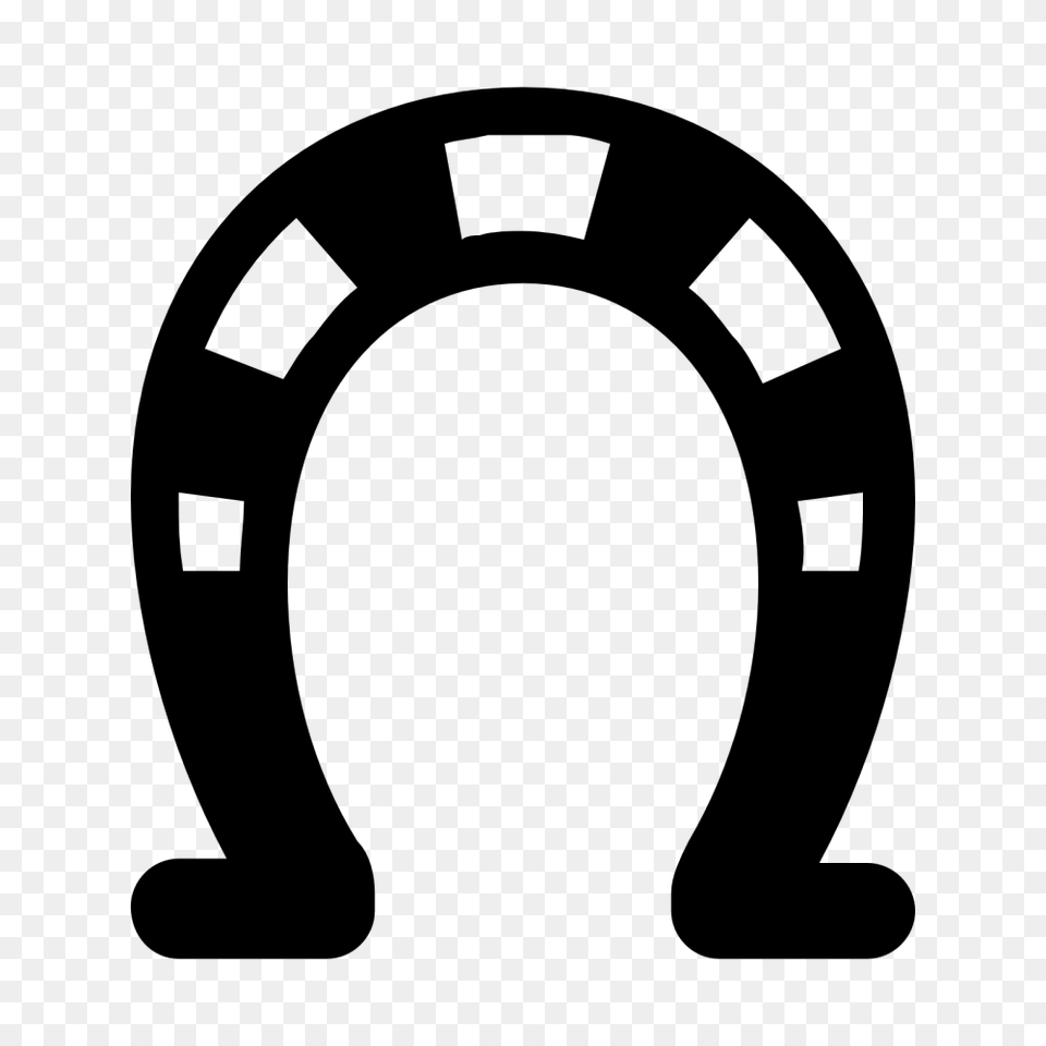 Horseshoe Clipart, Gray Free Transparent Png