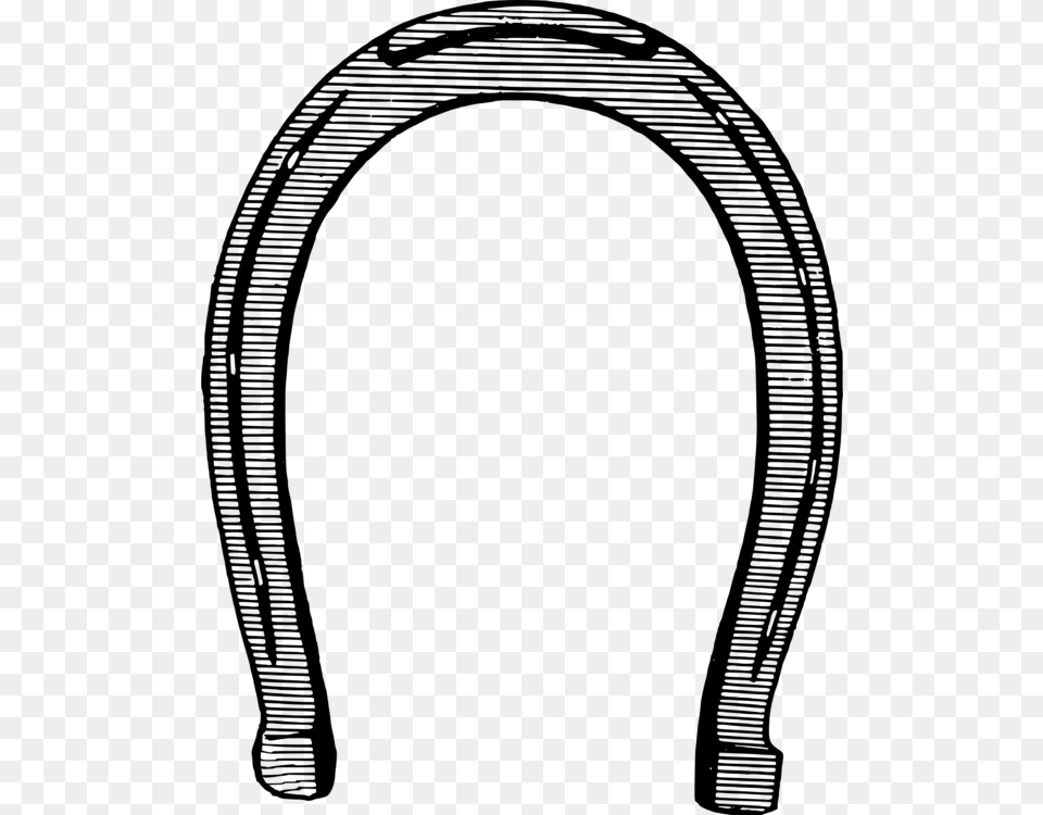 Horseshoe Computer Icons Luck, Gray Free Png