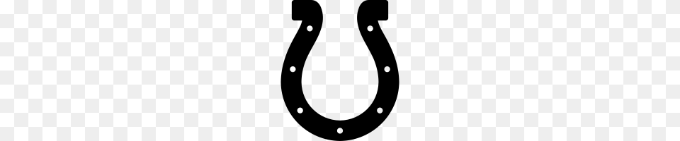 Horseshoe Icons Noun Project, Gray Free Png Download