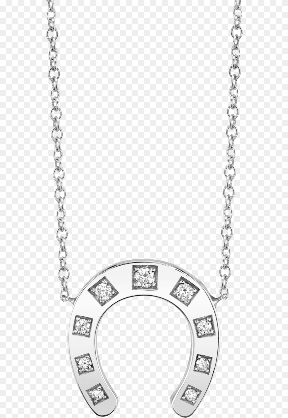 Horseshoe Necklace Chain, Accessories, Jewelry, Diamond, Gemstone Png
