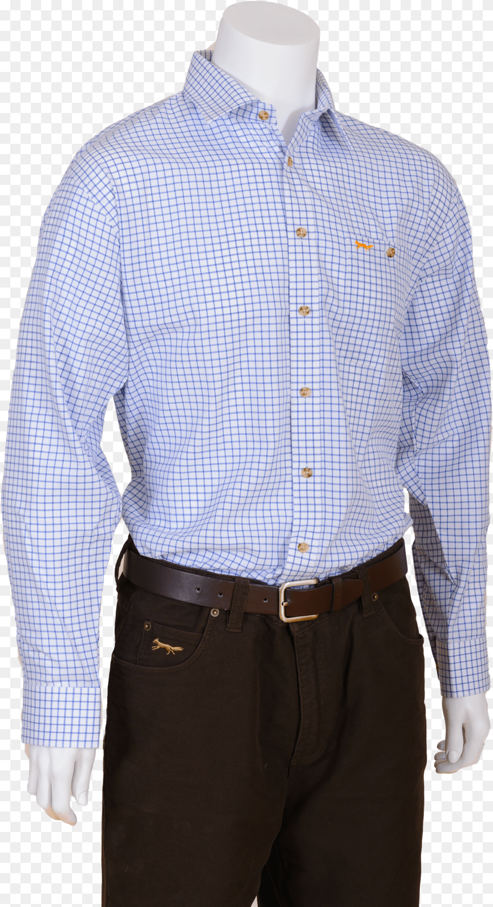 Horsham Classic Shirt Plaid, Clothing, Dress Shirt, Long Sleeve, Pants Png