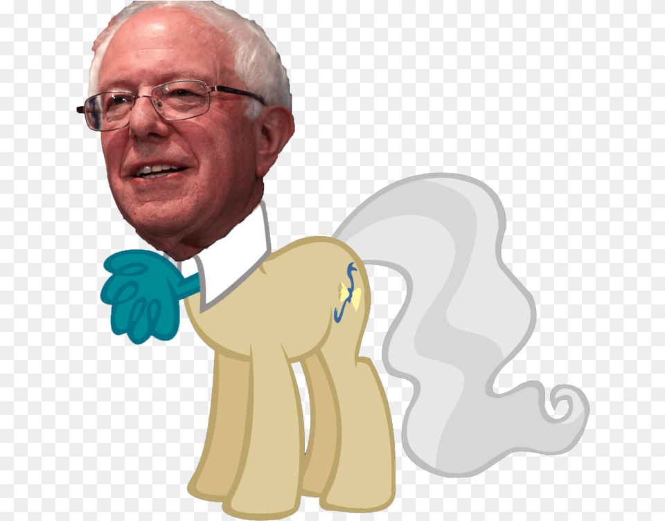 Horsie Sanders 4 Prez Bernie Sanders My Little Pony, Hand, Adult, Body Part, Finger Free Transparent Png