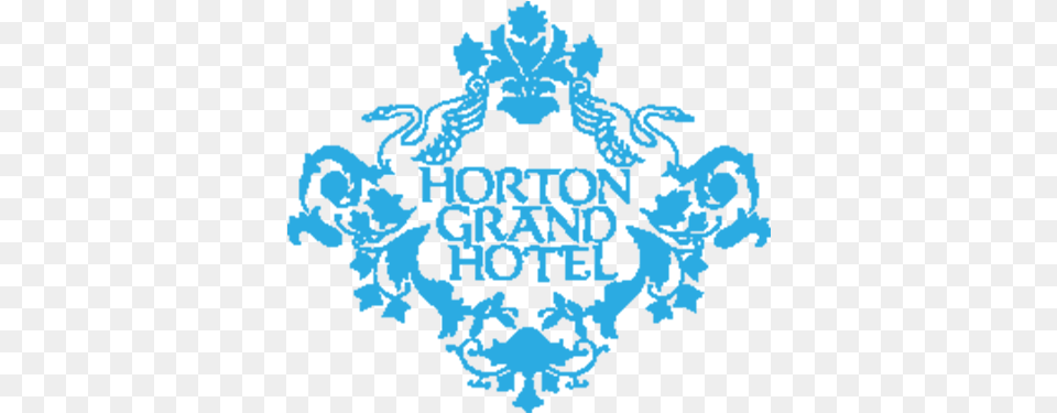 Horton Grand Hotel, Emblem, Symbol, Person, Pattern Free Png Download
