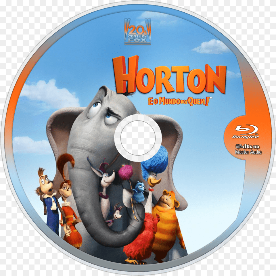 Horton Hears A Who Movie Poster, Disk, Dvd, Person, Animal Free Transparent Png